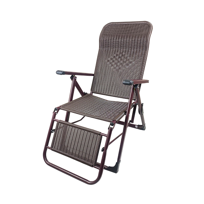 Plastic Rattan Folding Recliner Chair