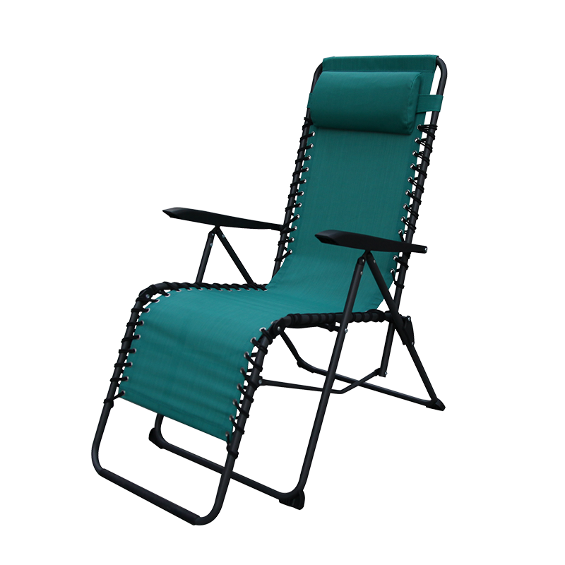 Textilene Fabric Steel Foldable Relax Armchair