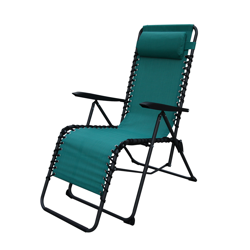 Textilene Fabric Steel Foldable Relax Armchair